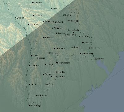 Map of the eclipse path across Moldova on 01/08/2904