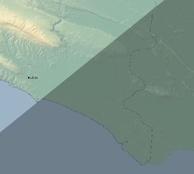 Map of the eclipse path across Montenegro on 01/08/2904