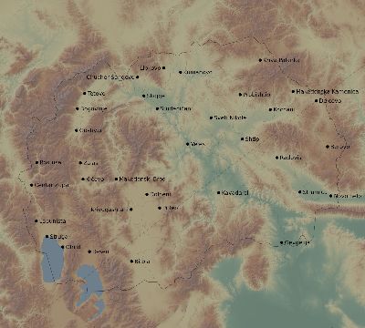 Map of the eclipse path across North Macedonia on 01/08/2904