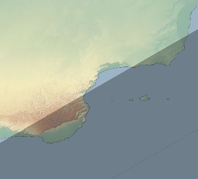 Map of the eclipse path across Oman on 05/14/2906