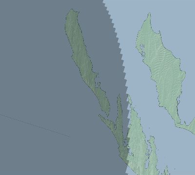 Map of the eclipse path across Australia on 05/03/2907