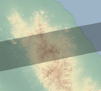Map of the eclipse path across Eritrea on 03/02/2910