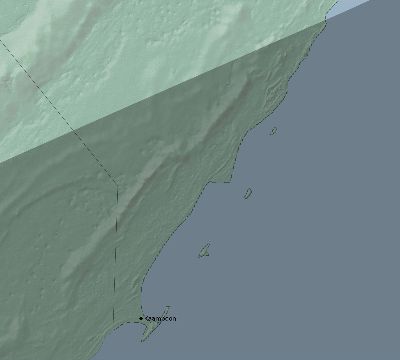 Map of the eclipse path across Somalia on 12/18/2913