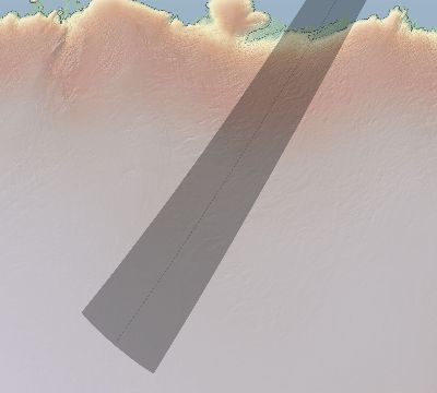 Map of the eclipse path across Antarctica on 04/23/2916