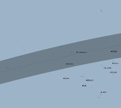 Map of the eclipse path across Marshall Islands on 07/26/2921