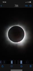Photo of the solar eclipse of 04/08/2024 by Marcio Spinola