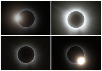 Photo of the solar eclipse of 04/08/2024 by Josep Masalles