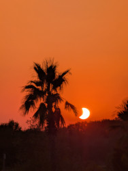 Photo of the solar eclipse of 08/12/2026 by Klaus Schulze-Frerichs