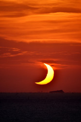 Photo of the solar eclipse of 08/12/2026 by OJ Naehle