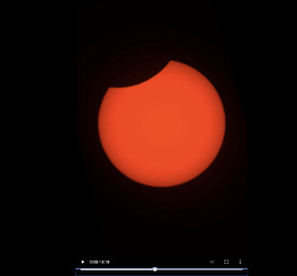 Photo of the solar eclipse of 08/12/2026 by Robert Vanderbei