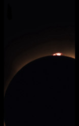 Photo of the solar eclipse of 08/12/2026 by Marcio Spinola