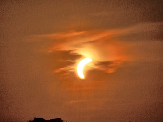 Photo of the solar eclipse of 08/12/2026 by Ian Mercer