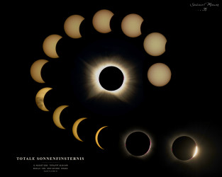 Photo of the solar eclipse of 08/12/2026 by Sabine Mauer