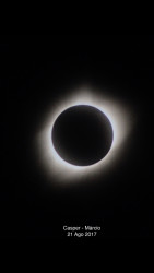 Photo of the solar eclipse of 08/21/2017 by Marcio Spinola