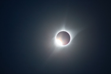 Photo of the solar eclipse of 08/21/2017 by Oscar Martín Mesonero