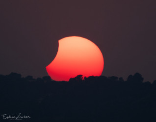 Photo of the solar eclipse of 08/12/2026 by Evan Zucker