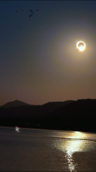 Photo of the solar eclipse of 08/12/2026 by Leo Metcalfe