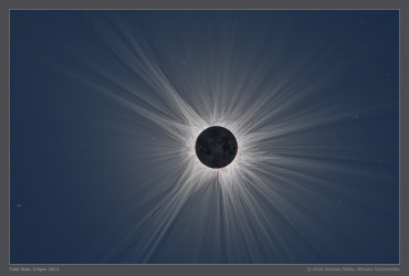Photo of the solar eclipse of 04/08/2024 by Andreas Möller