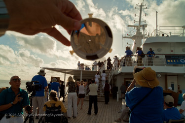 Photo of the solar eclipse of 07/22/2009 by Alan Dyer