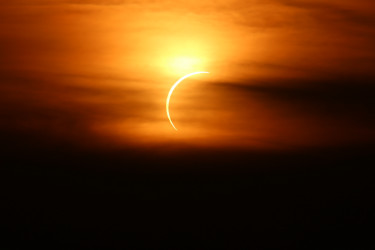 Photo of the solar eclipse of 08/12/2026 by Marcus Hebel