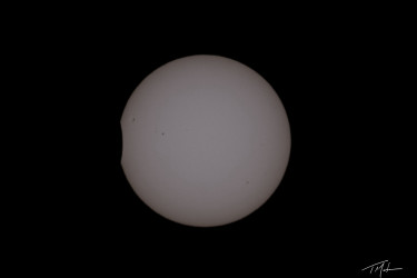 Photo of the solar eclipse of 08/12/2026 by Tim Martin