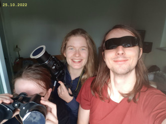 Photo of the solar eclipse of 10/25/2022 by Katharina Nottbohm