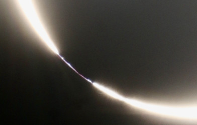 Photo of the solar eclipse of 10/02/2024 by Judy Anderson