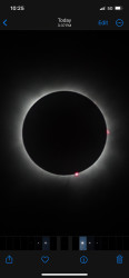 Photo of the solar eclipse of 04/08/2024 by Marcio Spinola
