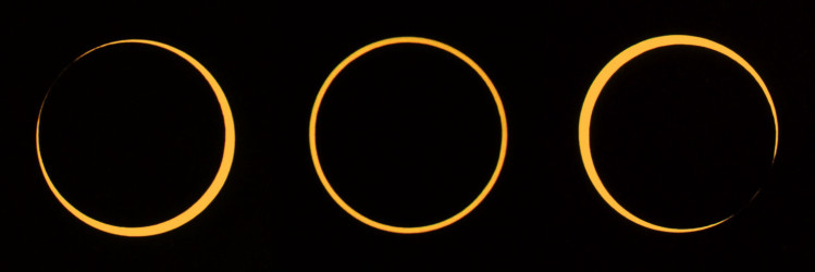 Photo of the solar eclipse of 10/03/2005 by Simone Bolzoni