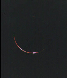 Photo of the solar eclipse of 10/24/1995 by Klaus Schulze-Frerichs