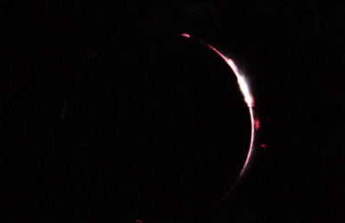 Photo of the solar eclipse of 08/11/1999 by Simone Bolzoni