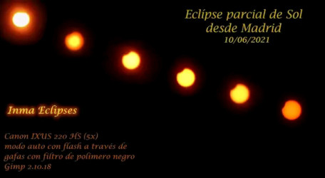 Photo of the solar eclipse of 06/10/2021 by Inma Eclipses