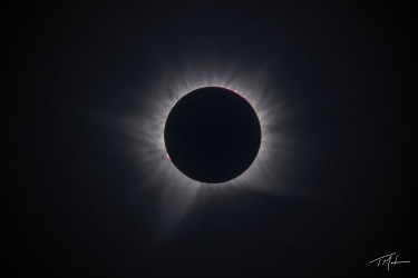 Photo of the solar eclipse of 08/12/2026 by Tim Martin