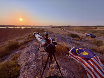 Photo of the solar eclipse of 08/12/2026 by Halda Mohammed