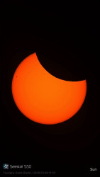 Photo of the solar eclipse of 03/29/2025 by Julien Renaud