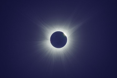 Photo of the solar eclipse of 04/08/2024 by Oscar Martín Mesonero
