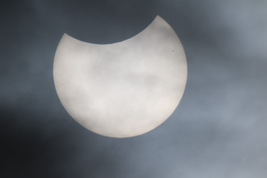 Photo of the solar eclipse of 10/25/2022 by Stefan Simon