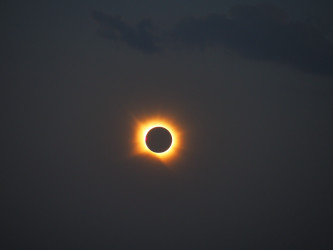Photo of the solar eclipse of 08/12/2026 by Andres Bosteels