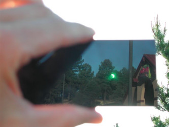 Photo of the solar eclipse of 06/10/2002 by Tim Martin