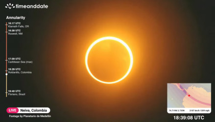 Photo of the solar eclipse of 10/14/2023 by Inma Eclipses