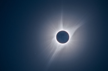 Photo of the solar eclipse of 08/21/2017 by Oscar Martín Mesonero