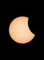 Photo of the solar eclipse of 03/29/2025 by Gwenael Blanck