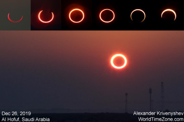 Photo of the solar eclipse of 12/26/2019 by Alexander Krivenyshev