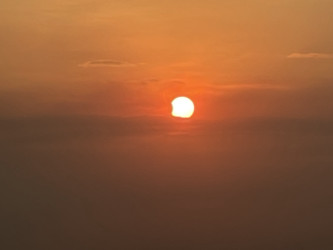 Photo of the solar eclipse of 10/02/2024 by Marcio Spinola