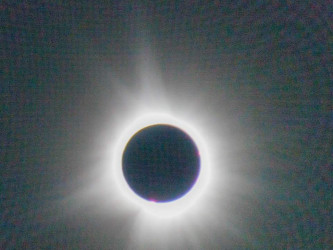 Photo of the solar eclipse of 04/08/2024 by Ben Dorman
