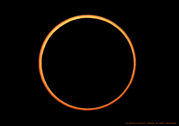 Photo of the solar eclipse of 10/14/2023 by Marcio Spinola