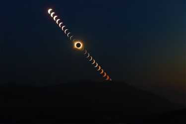 Photo of the solar eclipse of 08/12/2026 by Petr Hykš