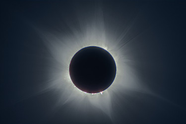 Photo of the solar eclipse of 04/20/2023 by Oscar Martín Mesonero