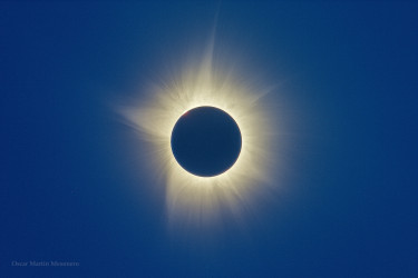 Photo of the solar eclipse of 08/12/2026 by Oscar Martín Mesonero