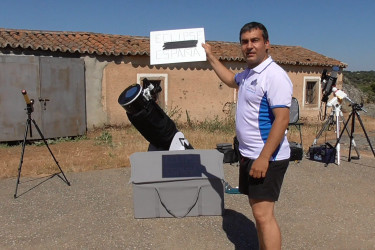 Photo of the solar eclipse of 06/10/2021 by Oscar Martín Mesonero